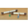 2 1/2 x 4 Blank Scroll Roll-Up with Jump Ring 2 1/2 x 4 Blank Scroll Roll-Up with Jump Ring